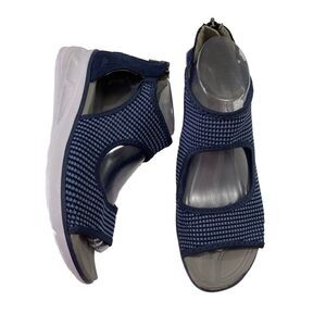 JBU Jambu Margot Sandals Womens 9W Blue Slip On Comfort Casual